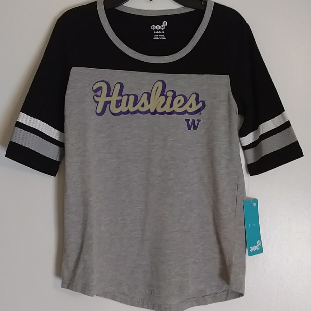 NCAA by Outerstuff Youth Girls 3/4 Sleeve Tee
